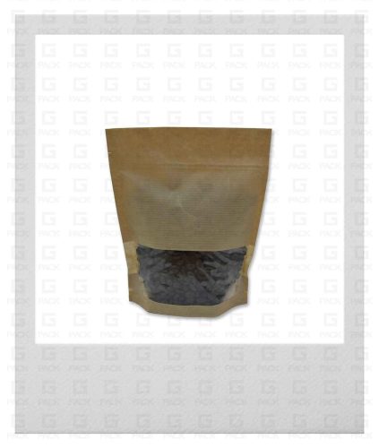 DoyPack κραφτ με παράθυρο δείγμα
